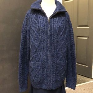 Carraigdonn Women Irish Merino Wool Sweater Large